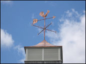 Mounted Copper Weathervane