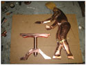 Copper Figure Woodworkers Plane